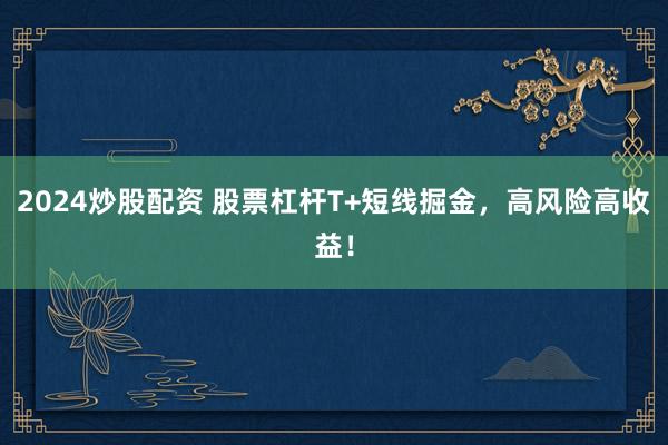 2024炒股配资 股票杠杆T+短线掘金，高风险高收益！