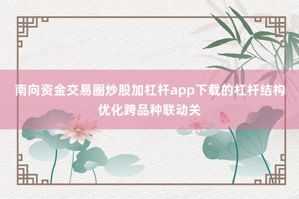 南向资金交易圈炒股加杠杆app下载的杠杆结构优化跨品种联动关